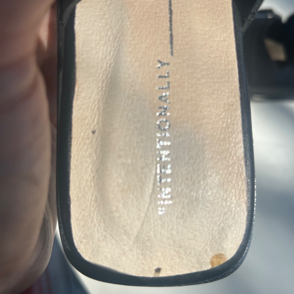 Intentionally Blank Black Sandals - Picture 5 of 6